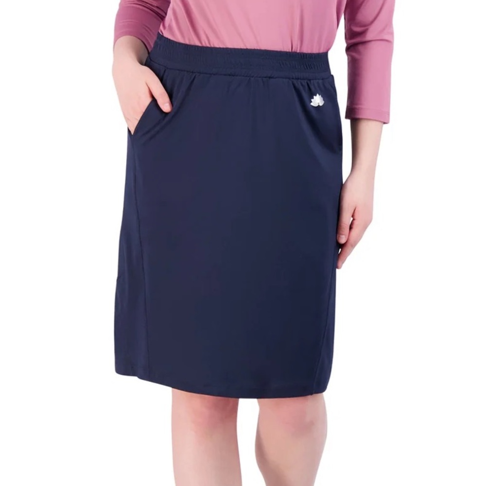 Snoga Skirt 22” Athletic Travel Skort Navy Blazer Modest summer